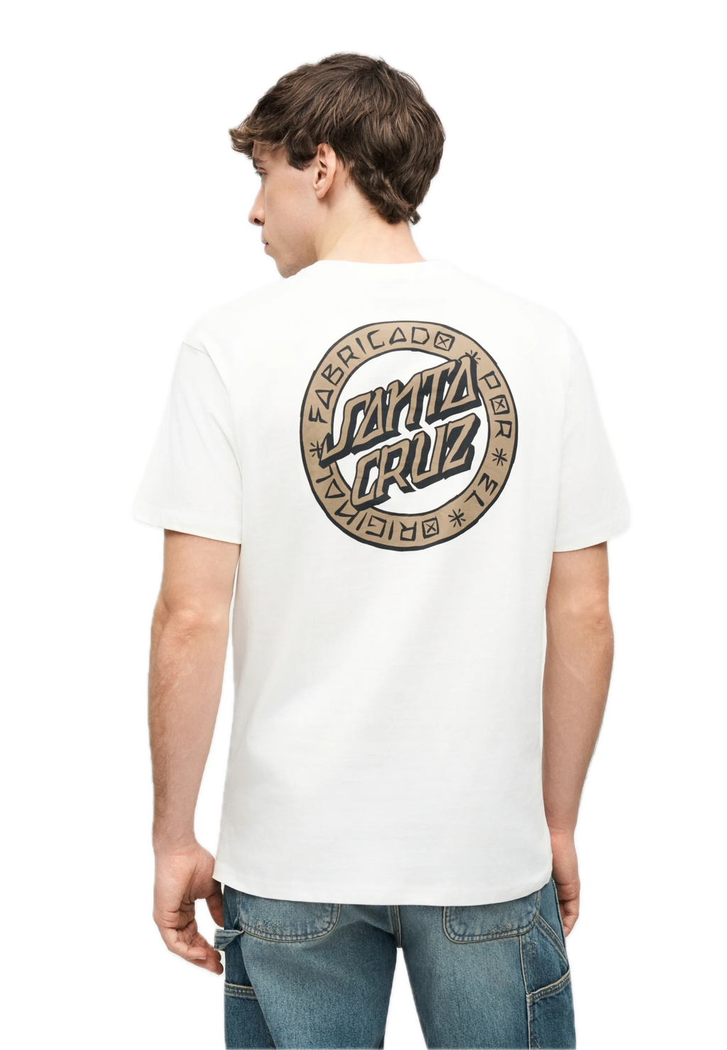 SANTA CRUZ CAMISETA LOCO DOT BLANCA