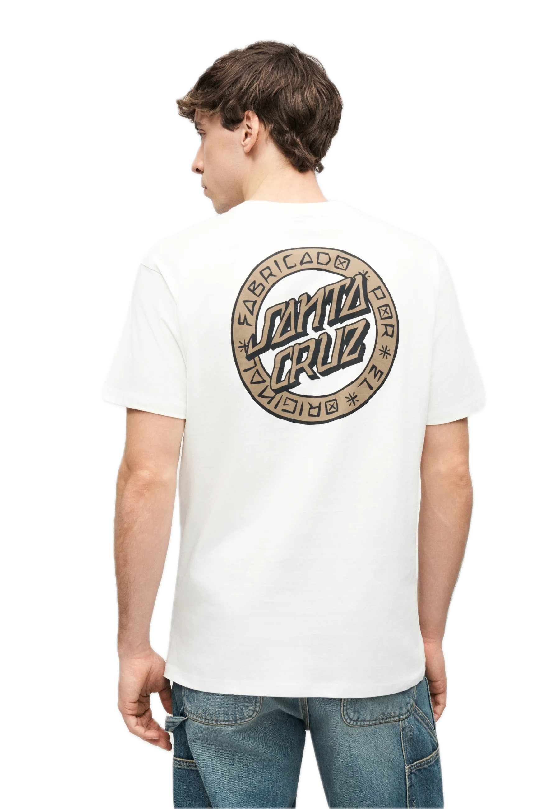 SANTA CRUZ CAMISETA LOCO DOT BLANCA