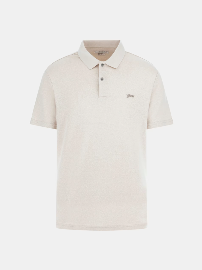 GUESS POLO CLÁSICO REGULAR FIT BEIGE