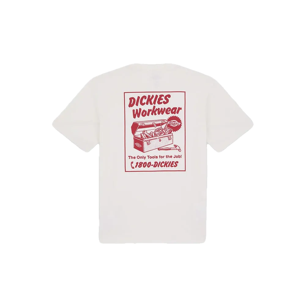 DICKIES CAMISETA DRY RIDGE BLANCO ROTO
