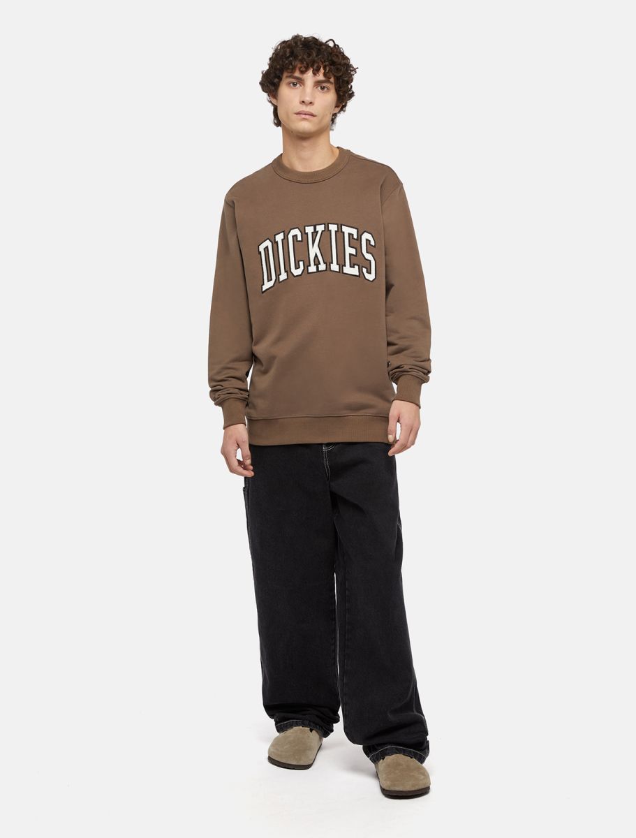 DICKIES AITKIN SUDADERA MARRÓN