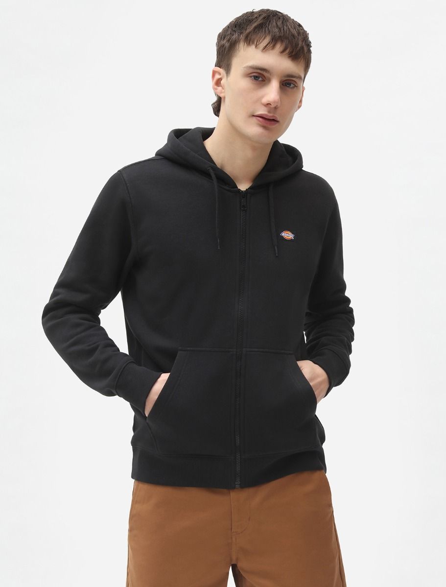 DICKIES OAKPORT SUDADERA CON CAPUCHA Y CREMALLERA NEGRA