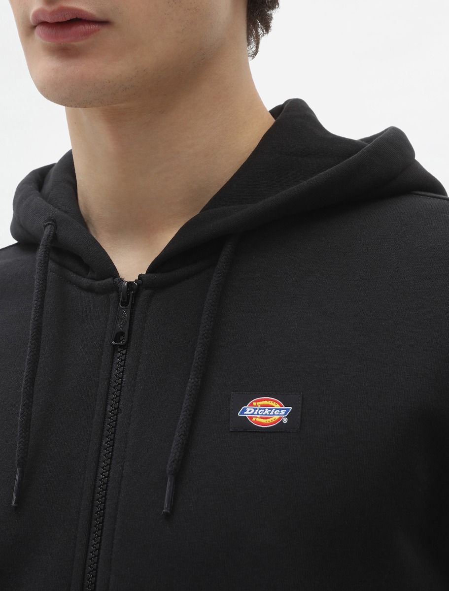 DICKIES OAKPORT SUDADERA CON CAPUCHA Y CREMALLERA NEGRA