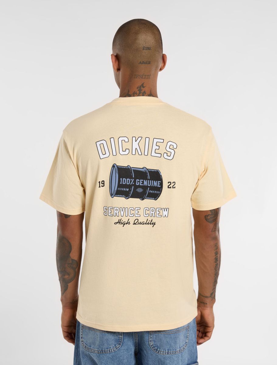 DICKIES CREW SERVICE CAMISETA BEIGE