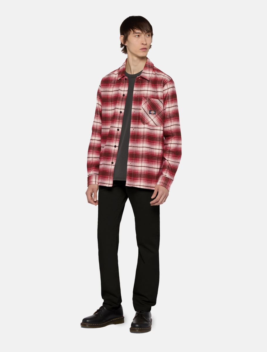 DICKIES FOREST CHECK CAMISA CUADROS ROJA