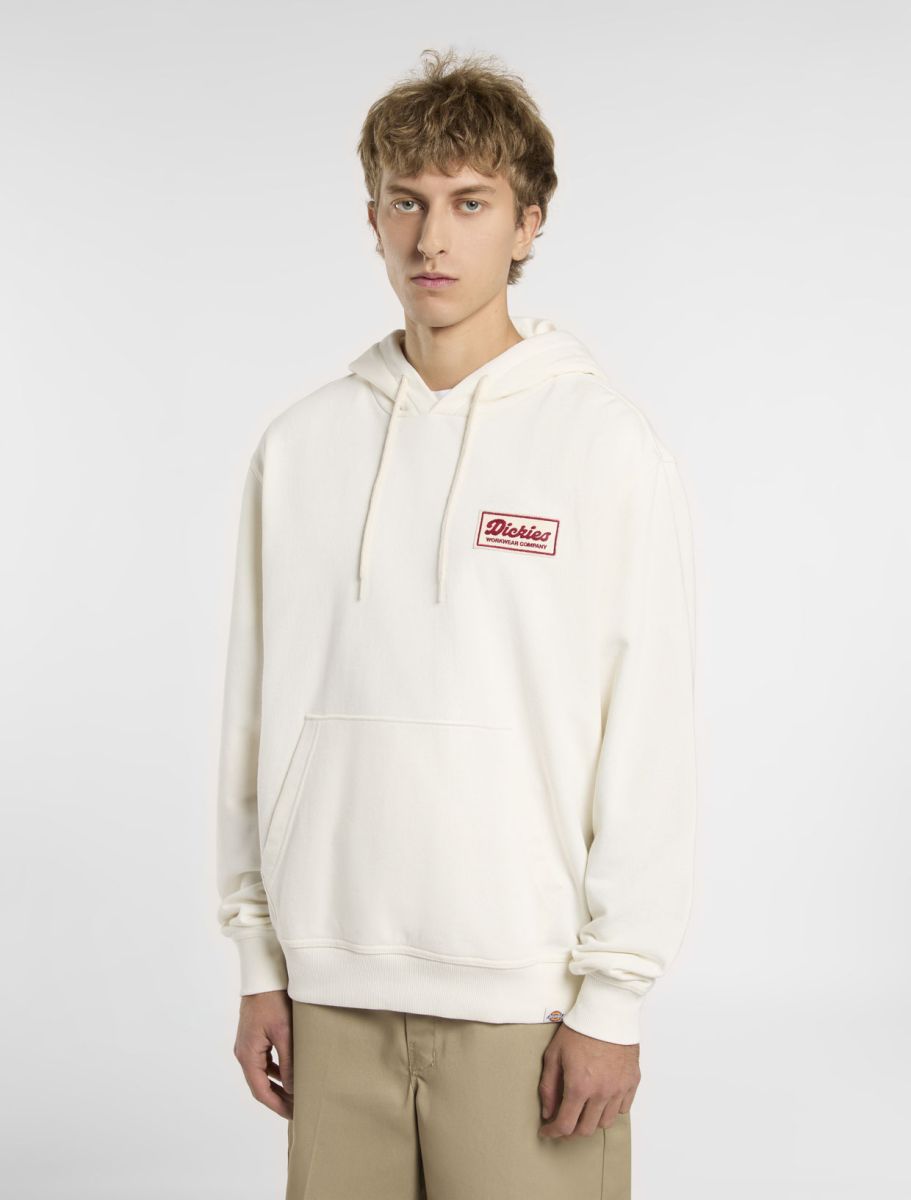 DICKIES LEWISTOWN SUDADERA CON CAPUCHA BLANCO ROTO
