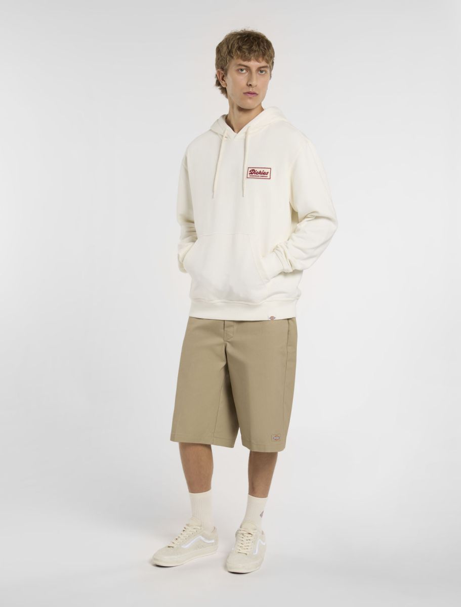 DICKIES LEWISTOWN SUDADERA CON CAPUCHA BLANCO ROTO