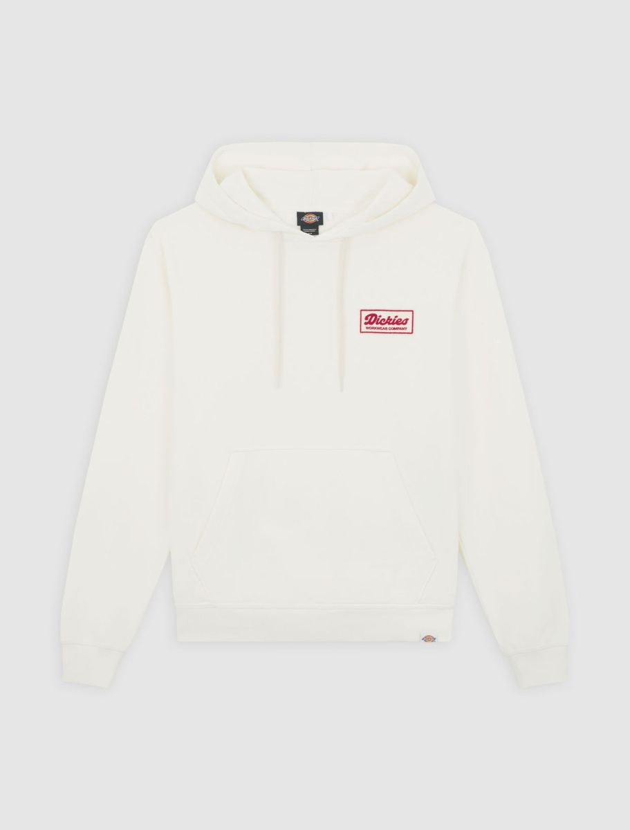 DICKIES LEWISTOWN SUDADERA CON CAPUCHA BLANCO ROTO