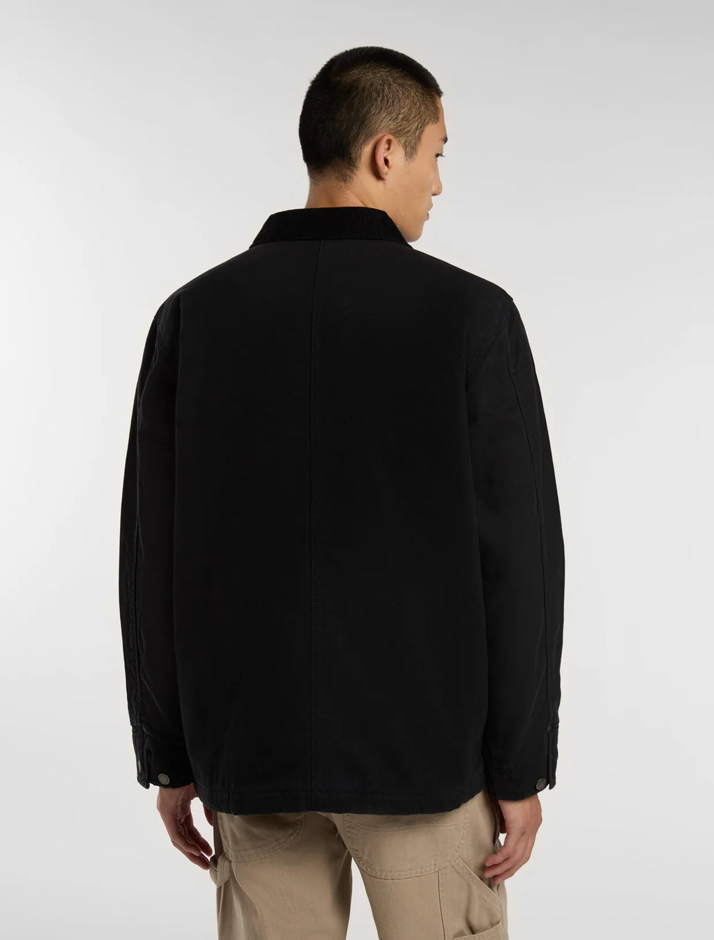 DICKIES CHORE LINED CANVAS CHAQUETA ACOLCHADA NEGRA