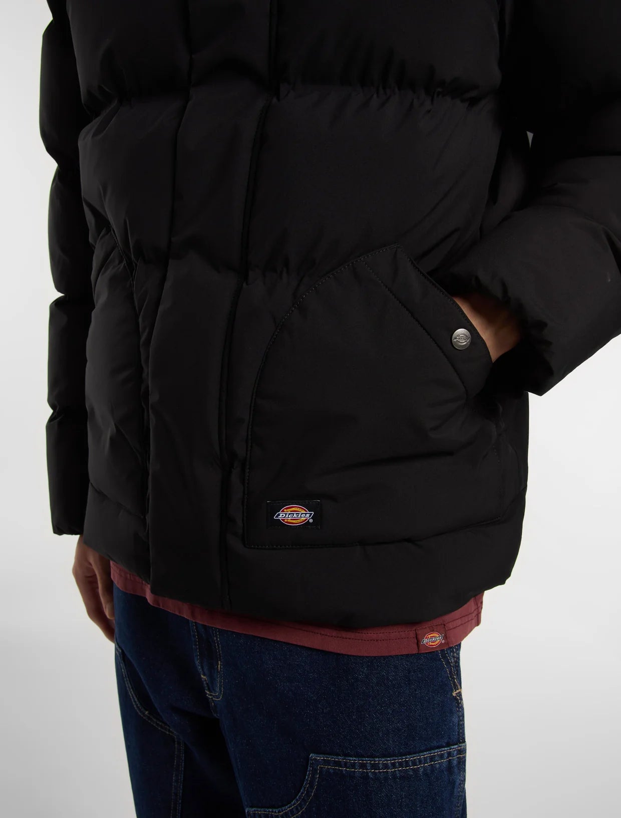 DICKIES EAGLEVILLE PUFFER CAZADORA NEGRA
