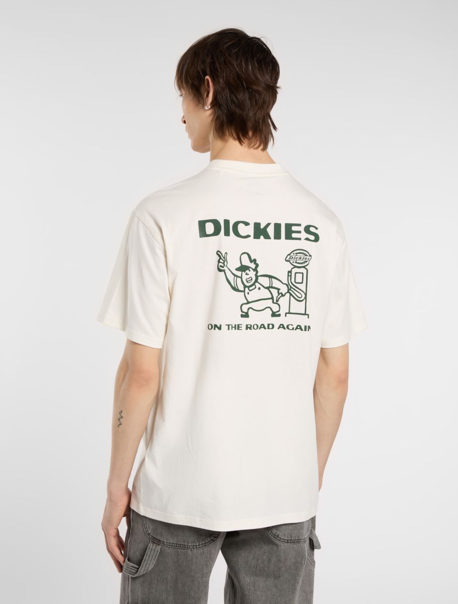DICKIES BURNS CAMISETA BLANCO ROTO