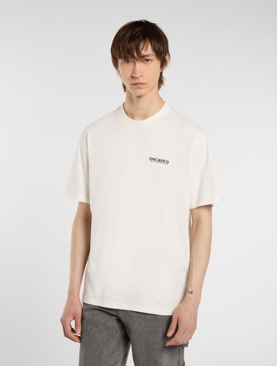 DICKIES BURNS CAMISETA BLANCO ROTO