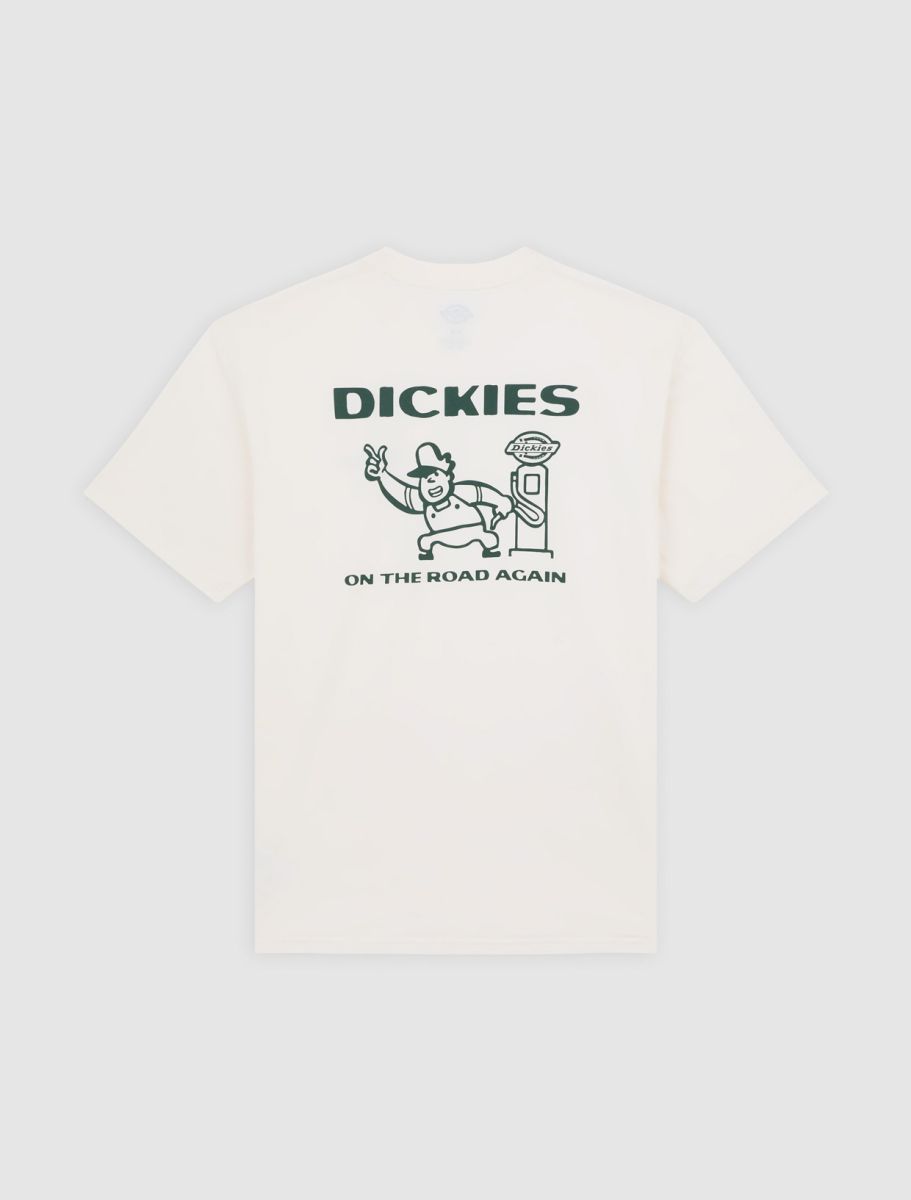 DICKIES BURNS CAMISETA BLANCO ROTO