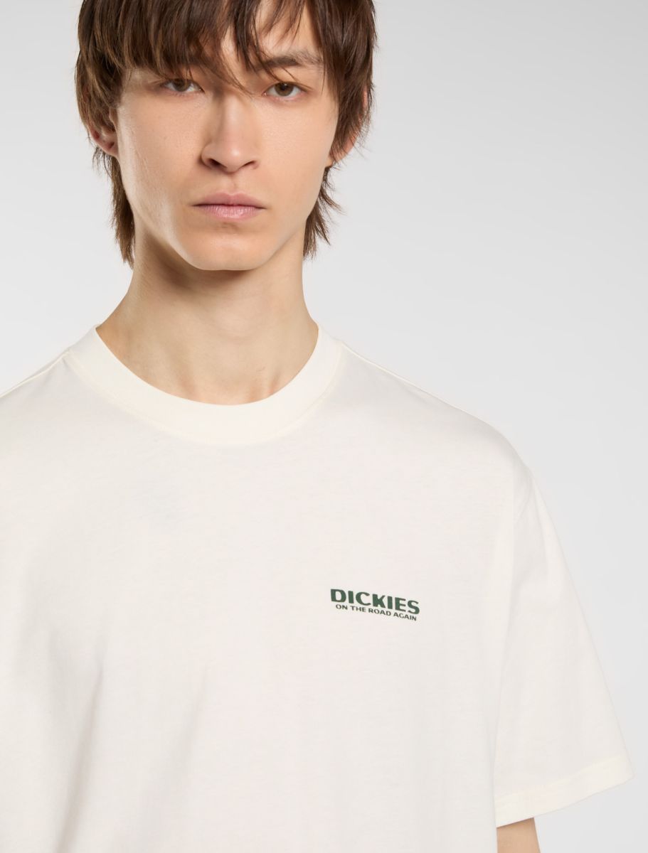 DICKIES BURNS CAMISETA BLANCO ROTO