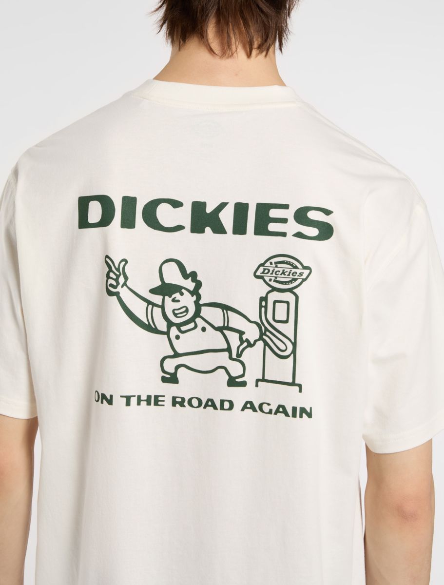 DICKIES BURNS CAMISETA BLANCO ROTO