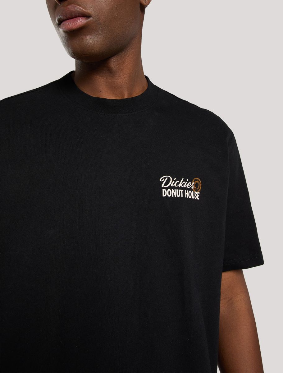 DICKIES DONUT HOUSE CAMISETA NEGRA