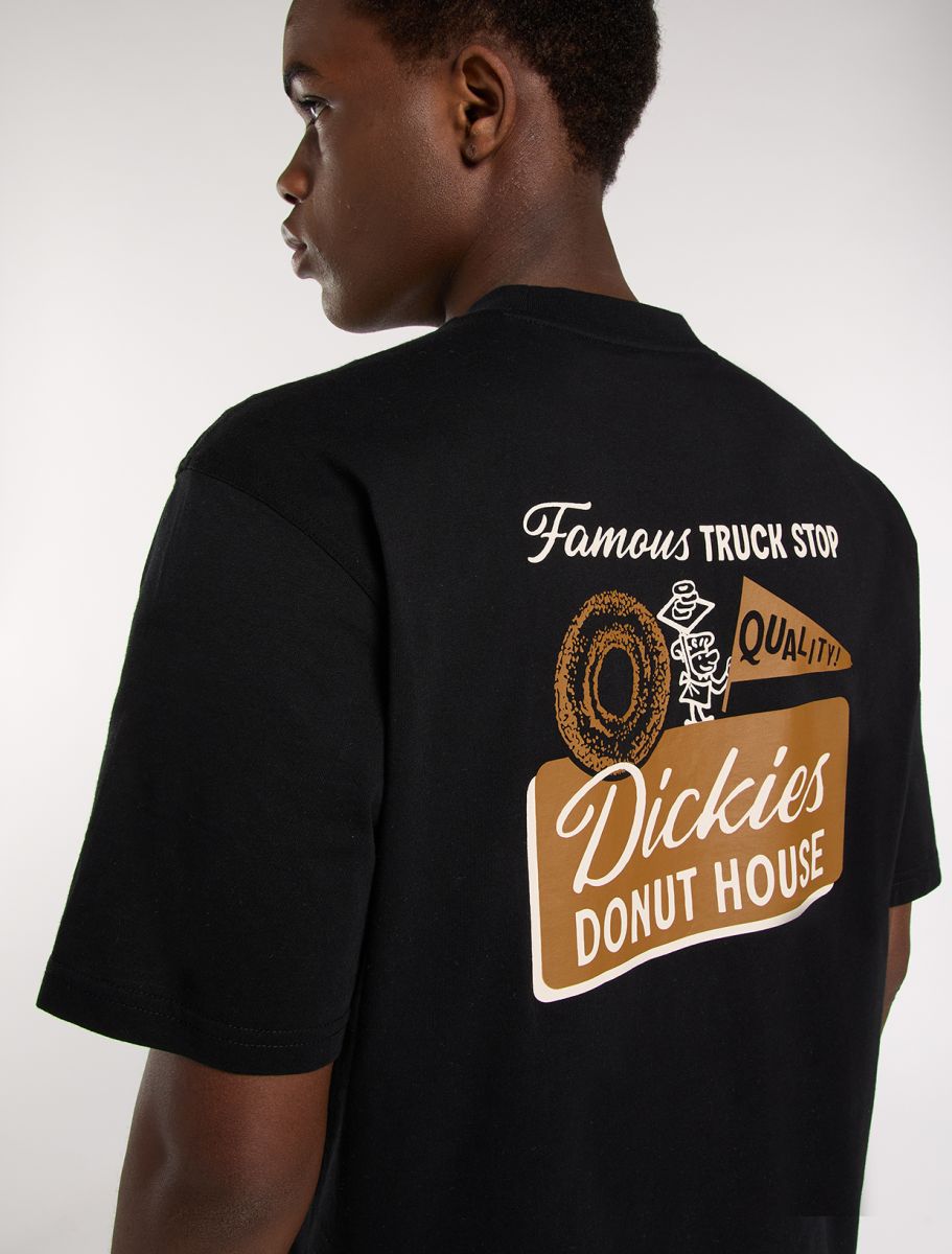DICKIES DONUT HOUSE CAMISETA NEGRA