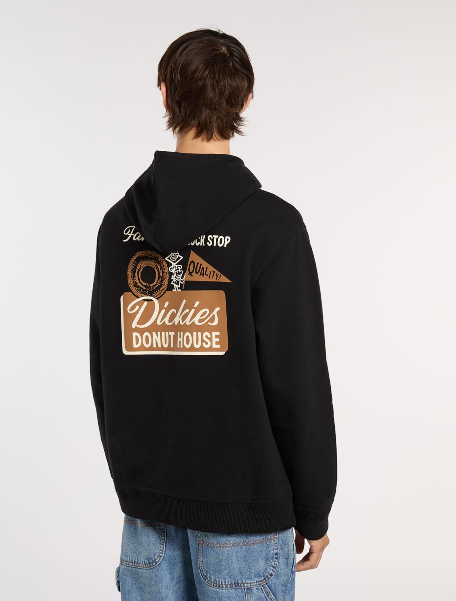 DICKIES DONUT HOUSE SUDADERA CON CAPUCHA NEGRA