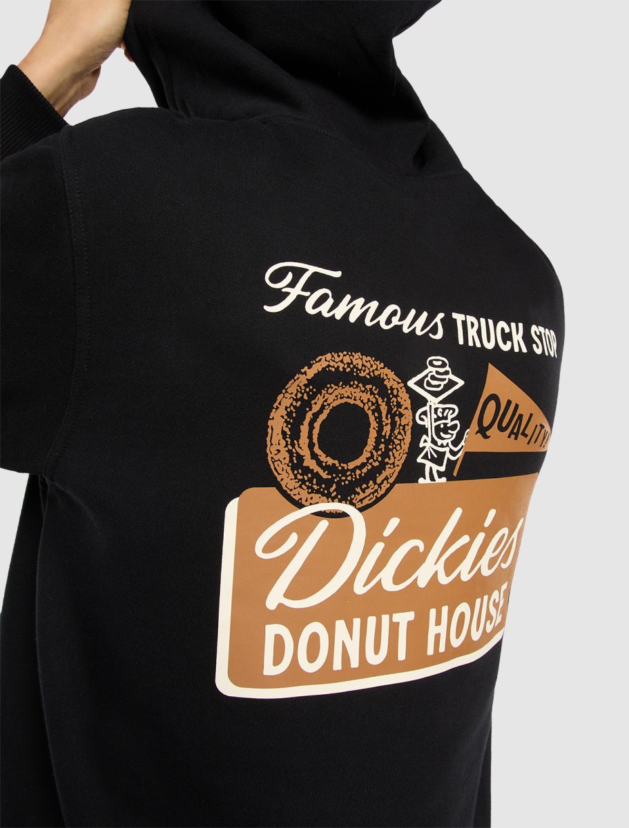 DICKIES DONUT HOUSE SUDADERA CON CAPUCHA NEGRA
