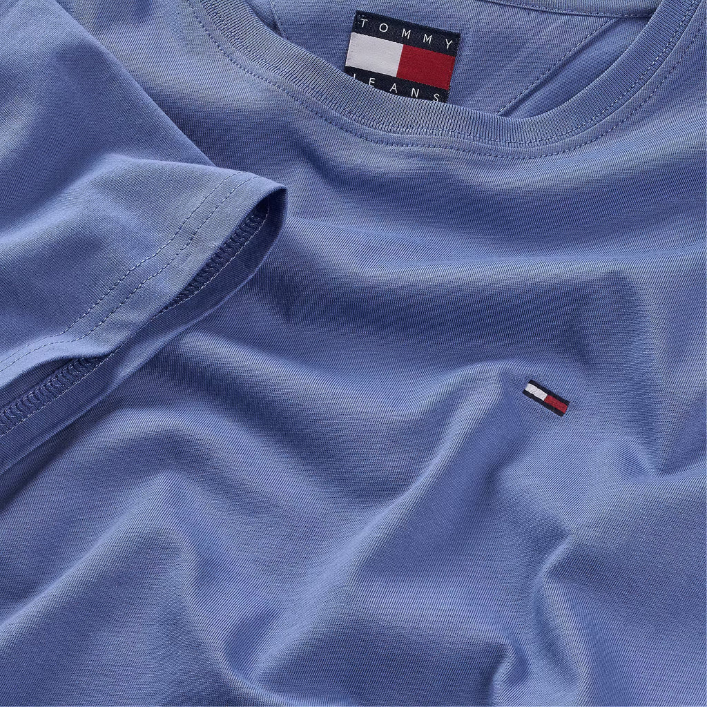 TOMMY JEANS CAMISETA SLIM FIT AZUL ZAFIRO