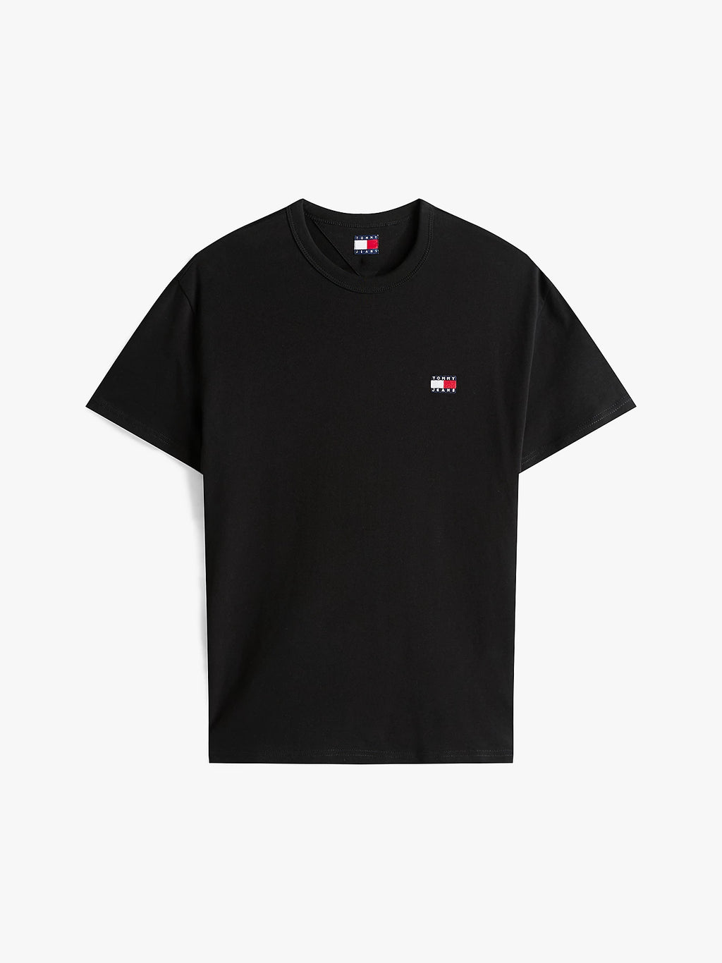 TOMMY JEANS REGULAR BADGE CAMISETA REGULAR FIT NEGRA