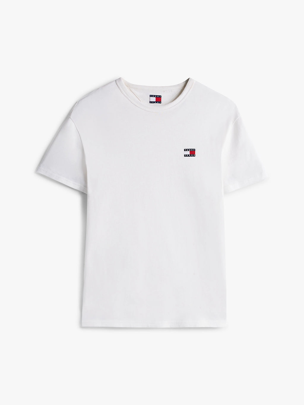 TOMMY JEANS REGULAR BADGE CAMISETA REGULAR FIT BLANCA
