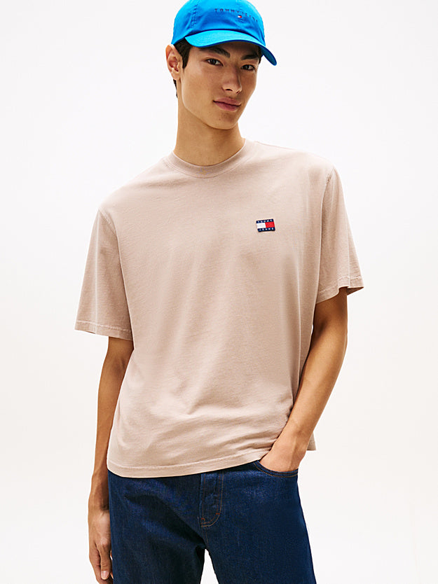 TOMMY JEANS 90S NEW CLASSICS CAMISETA REGULAR FIT COASTAL TAUPE