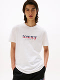 TOMMY JEANS LETRAS CAMISETA CUELLO REDONDO REGULAR FIT BLANCA