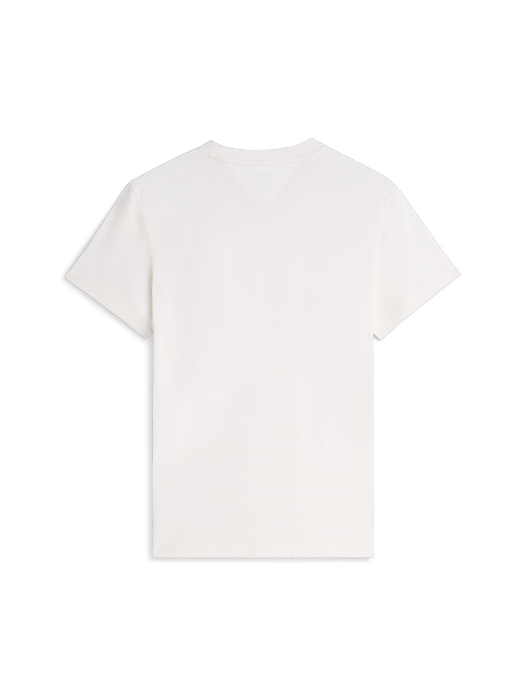 TOMMY JEANS CAMISETA LOGO PECHO 90´S MULTICOLOR SLIM FIT BLANCO ROTO