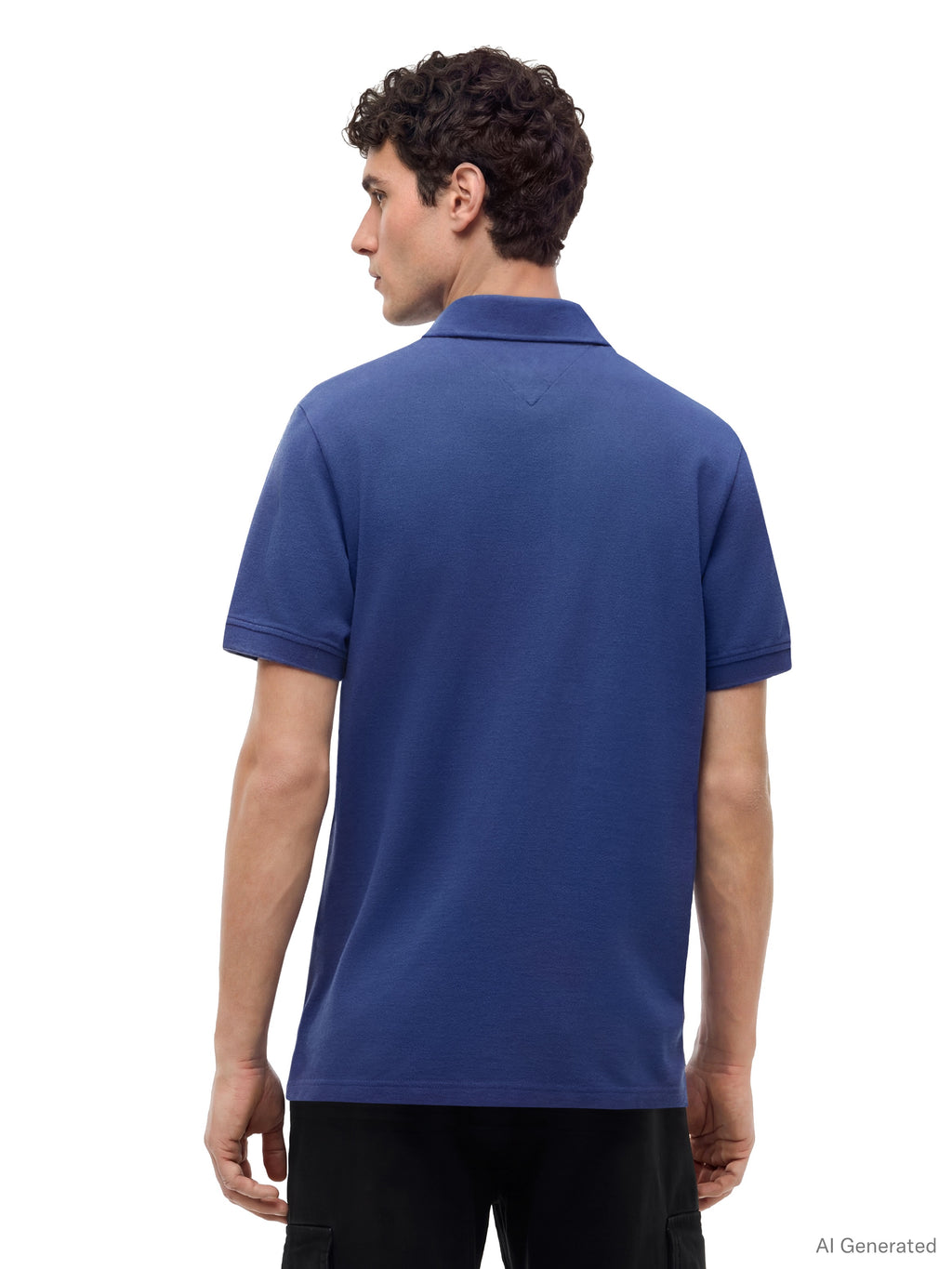 TOMMY JEANS POLO CLASSIC LOGO PEQUEÑO REGULAR FIT AZUL OSCURO