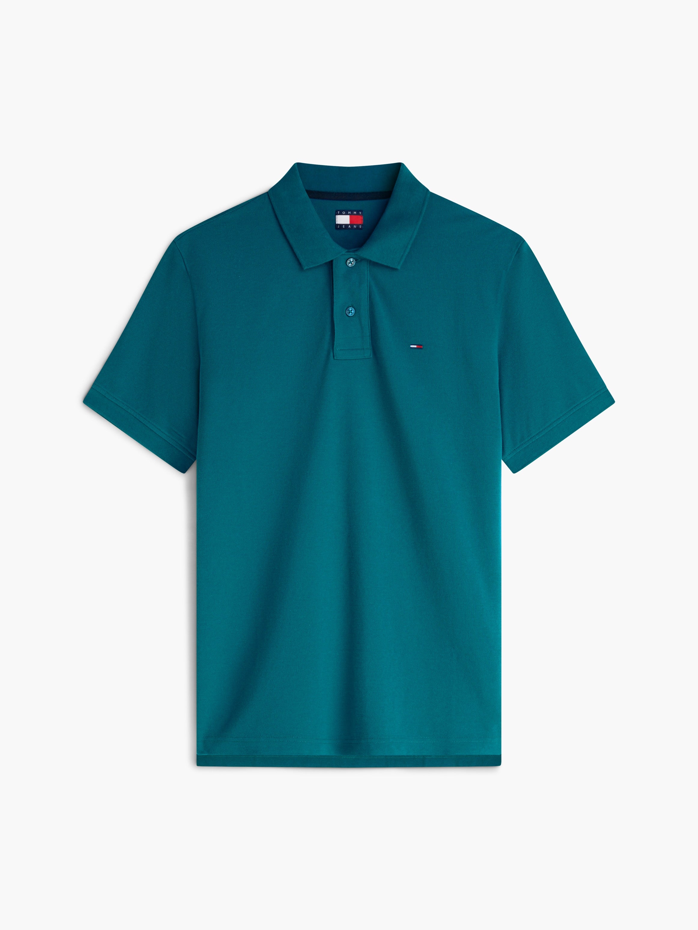 TOMMY JEANS POLO CLASSIC LOGO PEQUEÑO REGULAR FIT VERDE