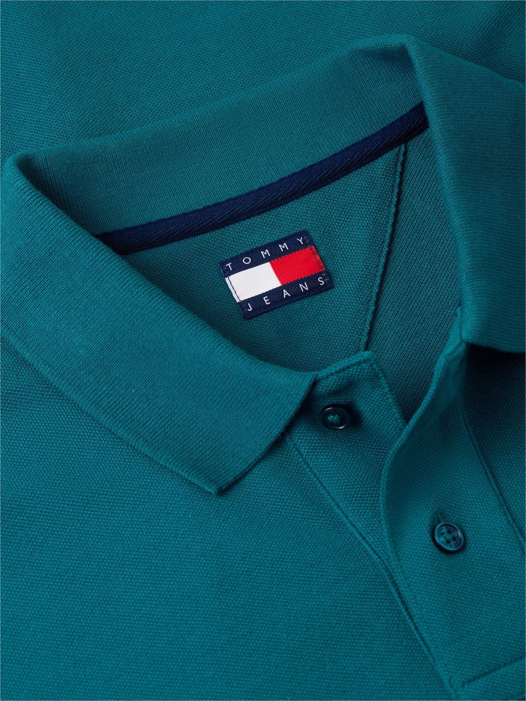 TOMMY JEANS POLO CLASSIC LOGO PEQUEÑO REGULAR FIT VERDE