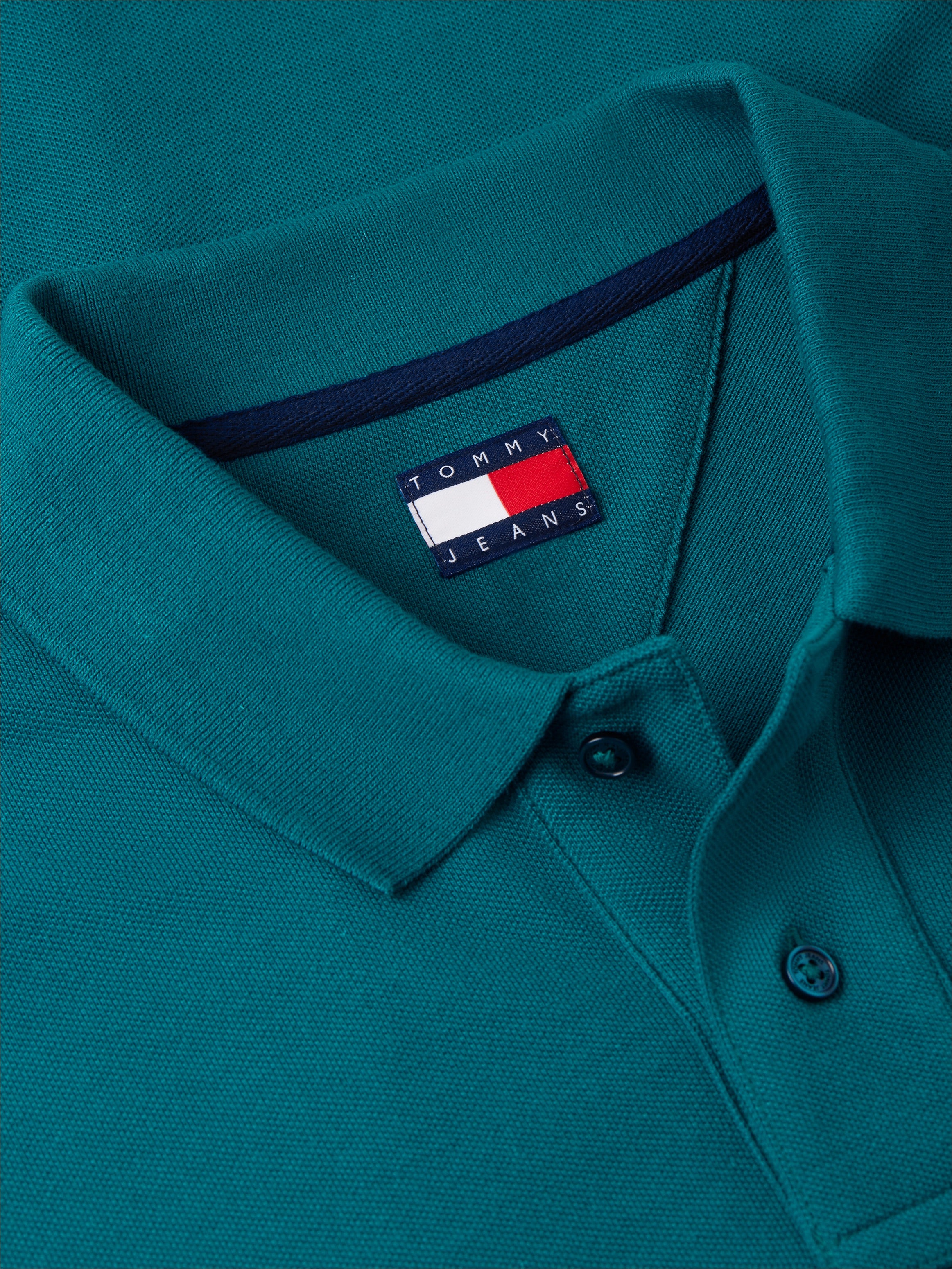 TOMMY JEANS POLO CLASSIC LOGO PEQUEÑO REGULAR FIT VERDE