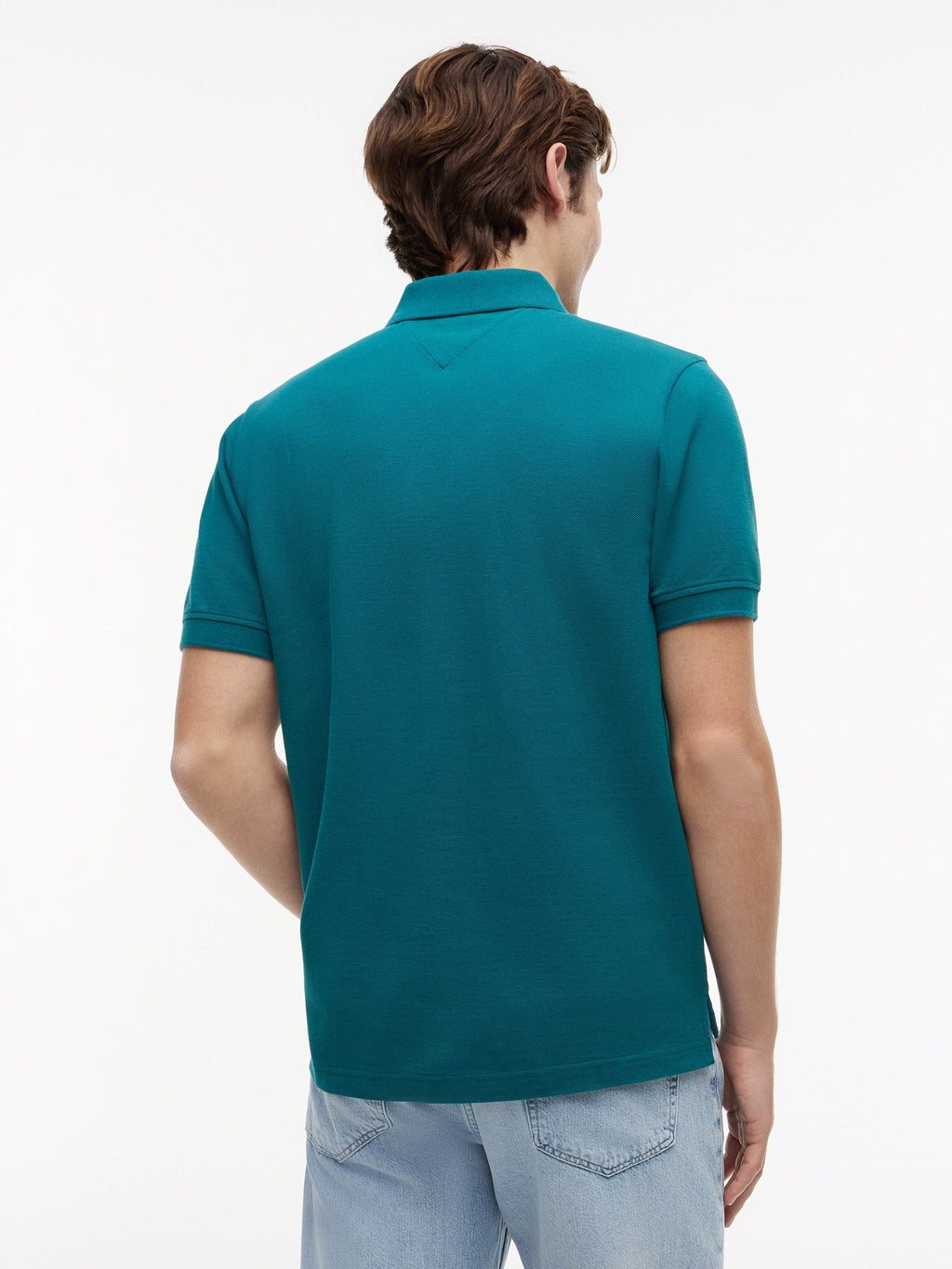 TOMMY JEANS POLO CLASSIC LOGO PEQUEÑO REGULAR FIT VERDE