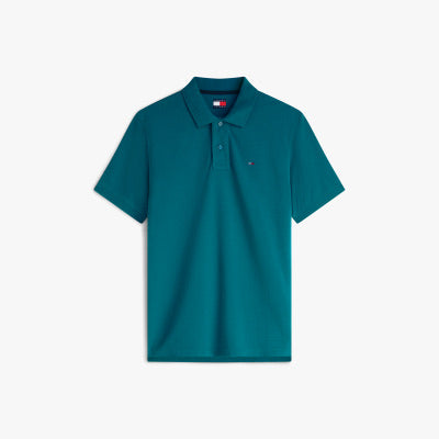 TOMMY JEANS POLO CLASSIC LOGO PEQUEÑO REGULAR FIT VERDE