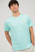 EL PULPO CAMISETA BASICA SLIM LOGO PECHO VERDE