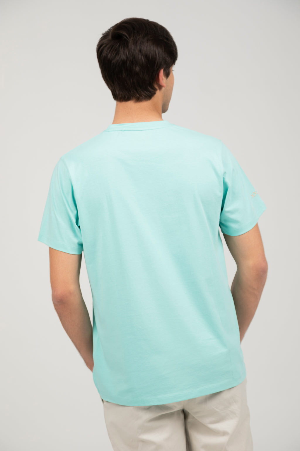 EL PULPO CAMISETA BASICA SLIM LOGO PECHO VERDE