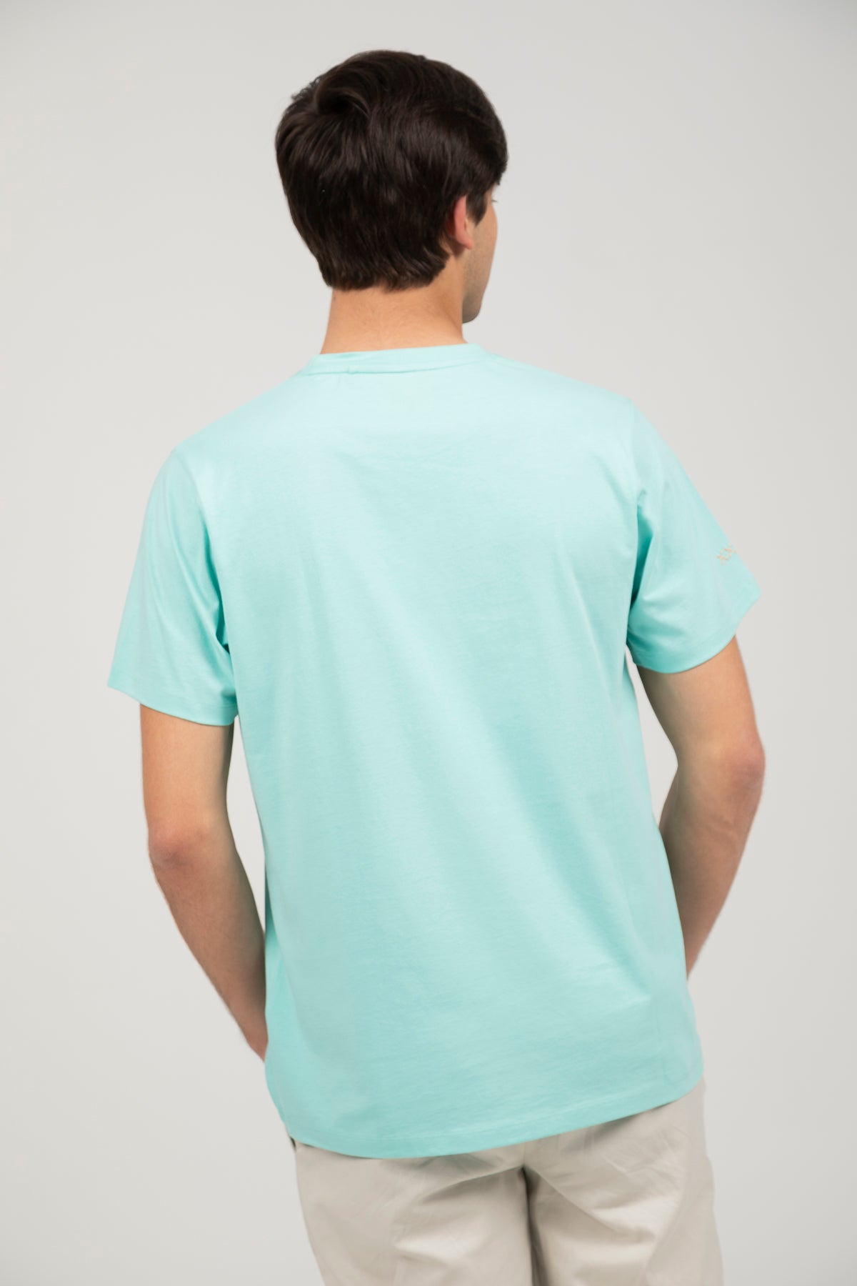 EL PULPO CAMISETA BASICA SLIM LOGO PECHO VERDE