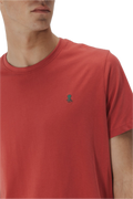 EL PULPO CAMISETA LOGO BORDADO ROJO