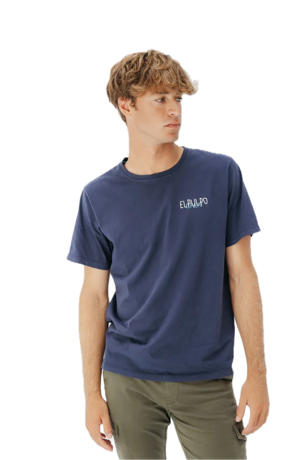 EL PULPO CAMISETA LOGO TEJIDO AZUL MARINO DELAVE