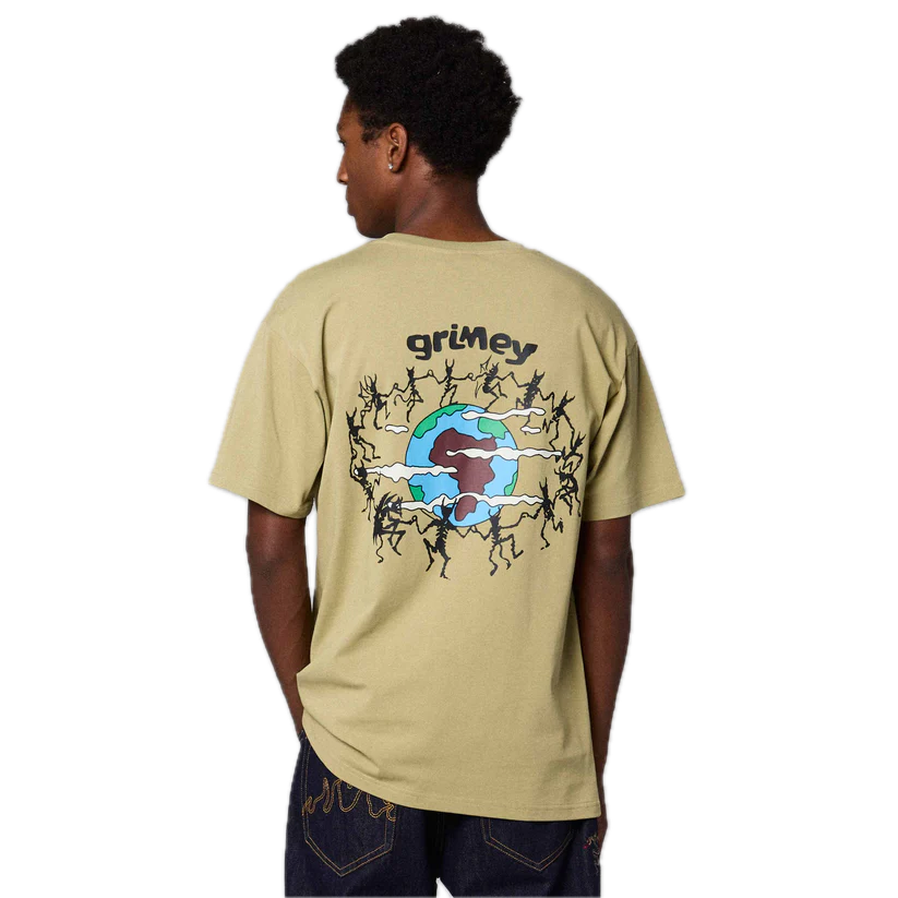 CAMISETA GRIMEY CAMISETA  THE PLANET REGULAR VERDE