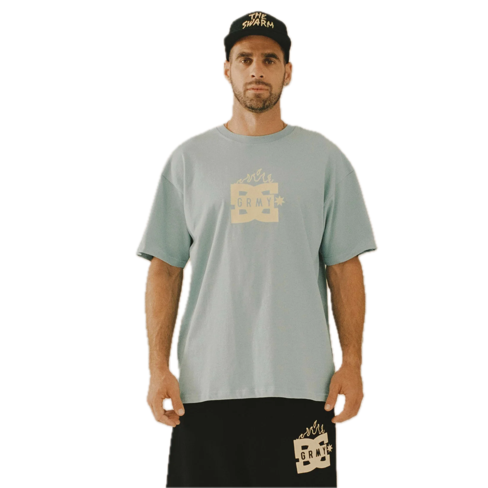 GRIMEY THE SWARM DC SHOES X GRIMEY CAMISETA REGULAR FIT AZUL