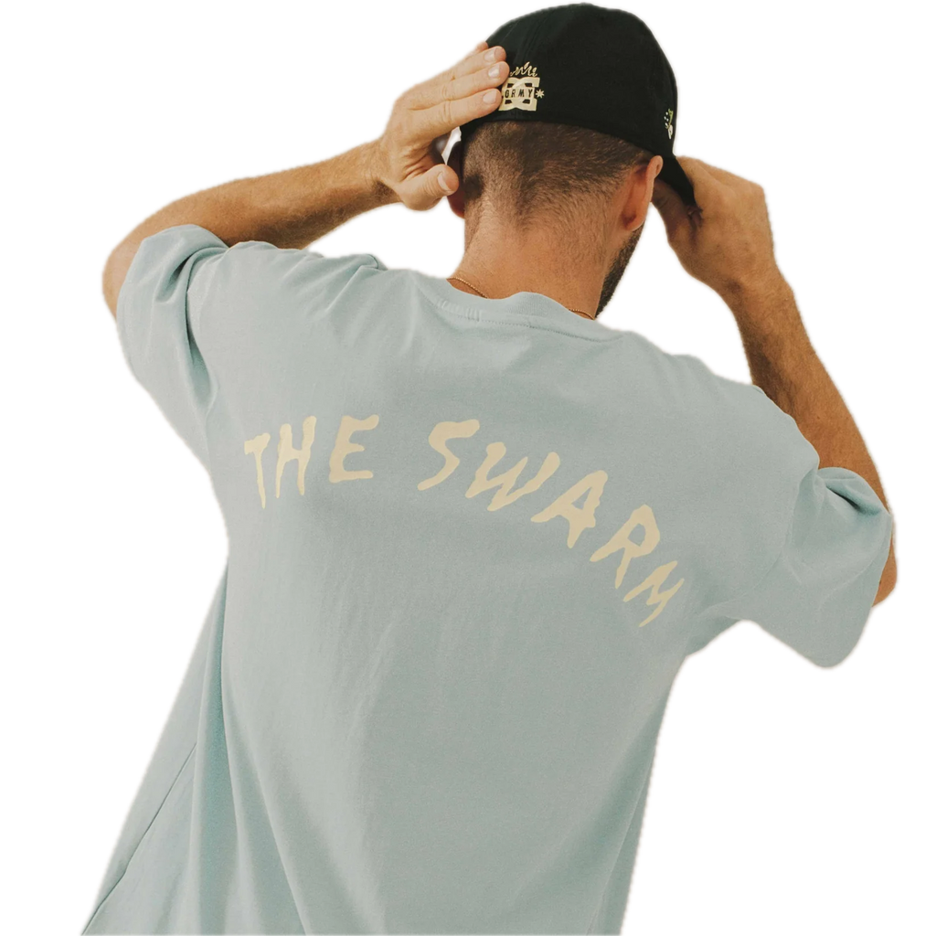 GRIMEY THE SWARM DC SHOES X GRIMEY CAMISETA REGULAR FIT AZUL
