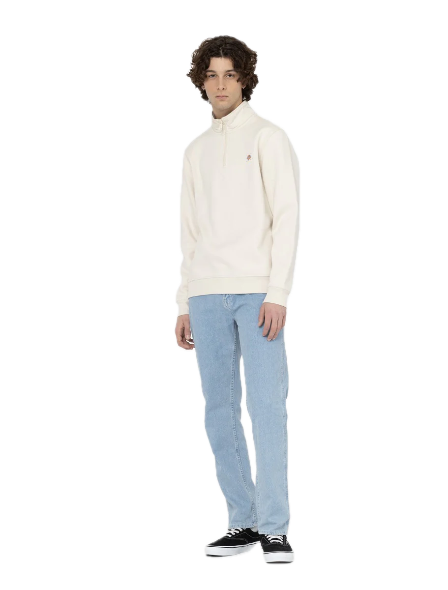 DICKIES OAKPORT SUDADERA MEDIA CREMALLERA BLANCO
