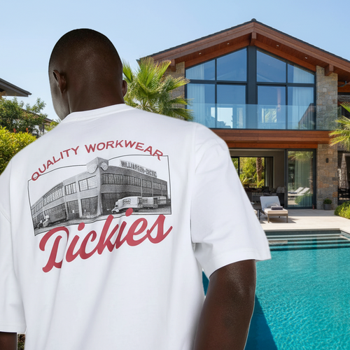 DICKIES WELLSVILLE CAMISETA   BLANCA