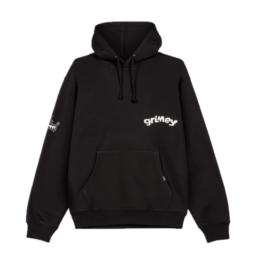 GRIMEY SUDADERA CON CAPUCHA THE PLANET REGULAR FIT NEGRA