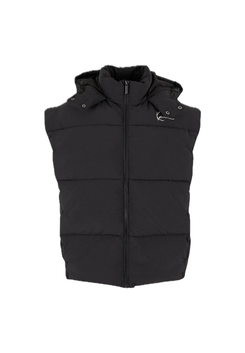 KARL KANI CHALECO PUFFER  ACOLCHADO NEGRO