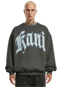 KARL KANI INSIDE OUT CREW HOODIE SUDADERA REGULAR FIT GRIS