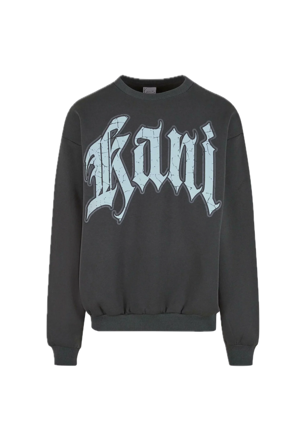 KARL KANI INSIDE OUT CREW HOODIE SUDADERA REGULAR FIT GRIS
