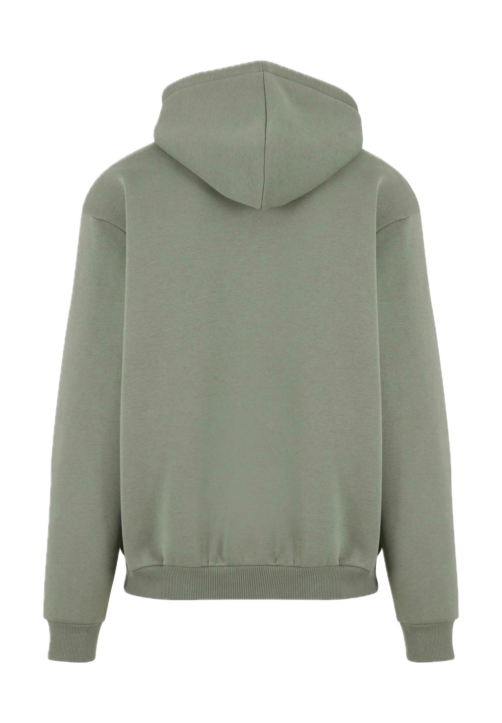 KARL KANI SUDADERA CON CREMALLERA Y CAPUCHA OVERSIZE SMALL SIGNATURE ESSE   VERDE